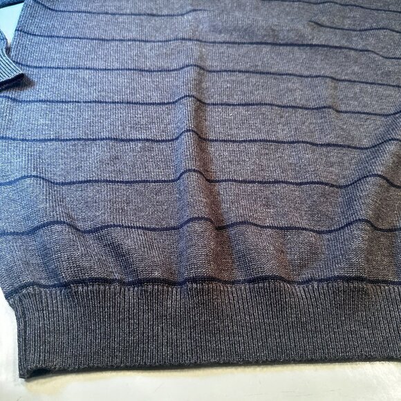 Brooks Brothers 346 Merino Wool Polo Sweater Mens Extra Fine Italian Button Top - Picture 4 of 16